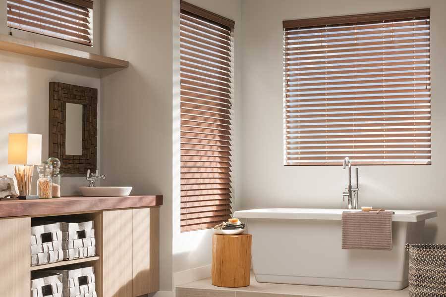 faux wood blinds Accent Verticals Window Coverings - Portland OR Vancouver WA