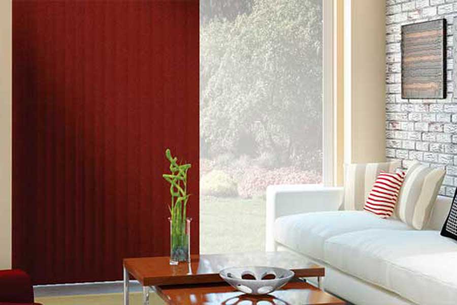 inserted fabric vertical blinds accent verticals portland OR vancouver wa